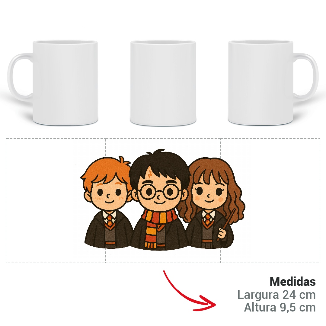 ⚡☕ Caneca Harry Potter – Magia em Cada Gole! ☕⚡