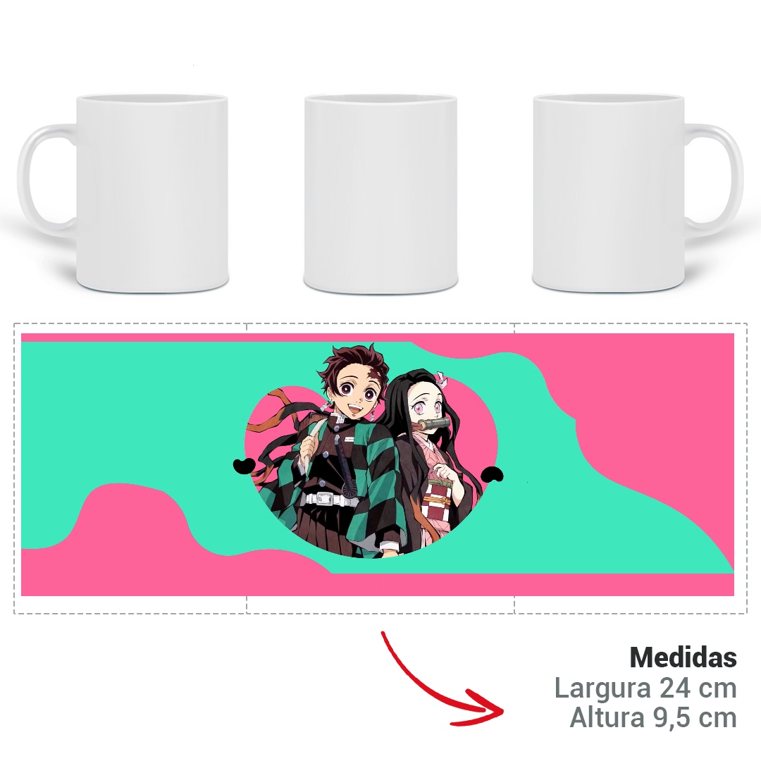 Caneca Demon Slayer