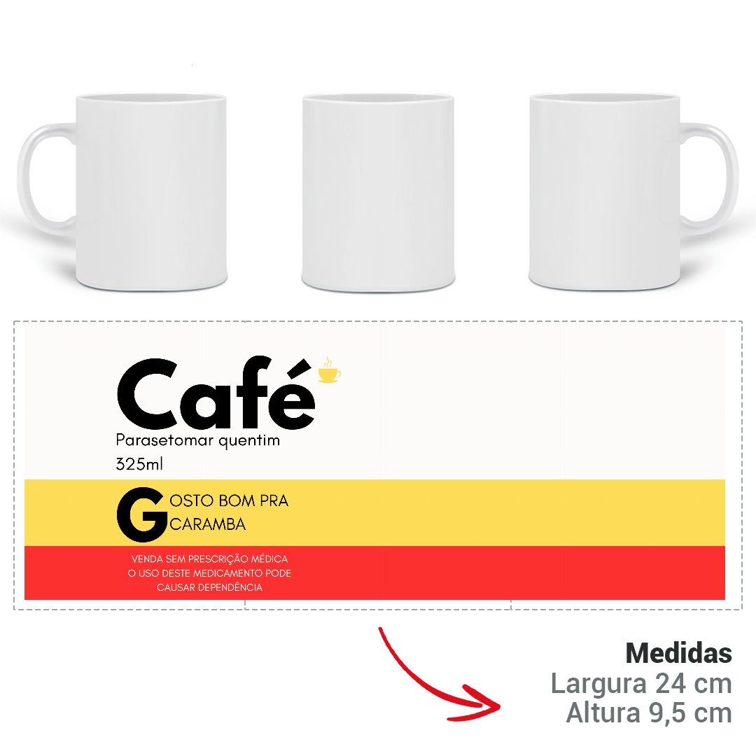 Caneca Café Parasetomar Quentim
