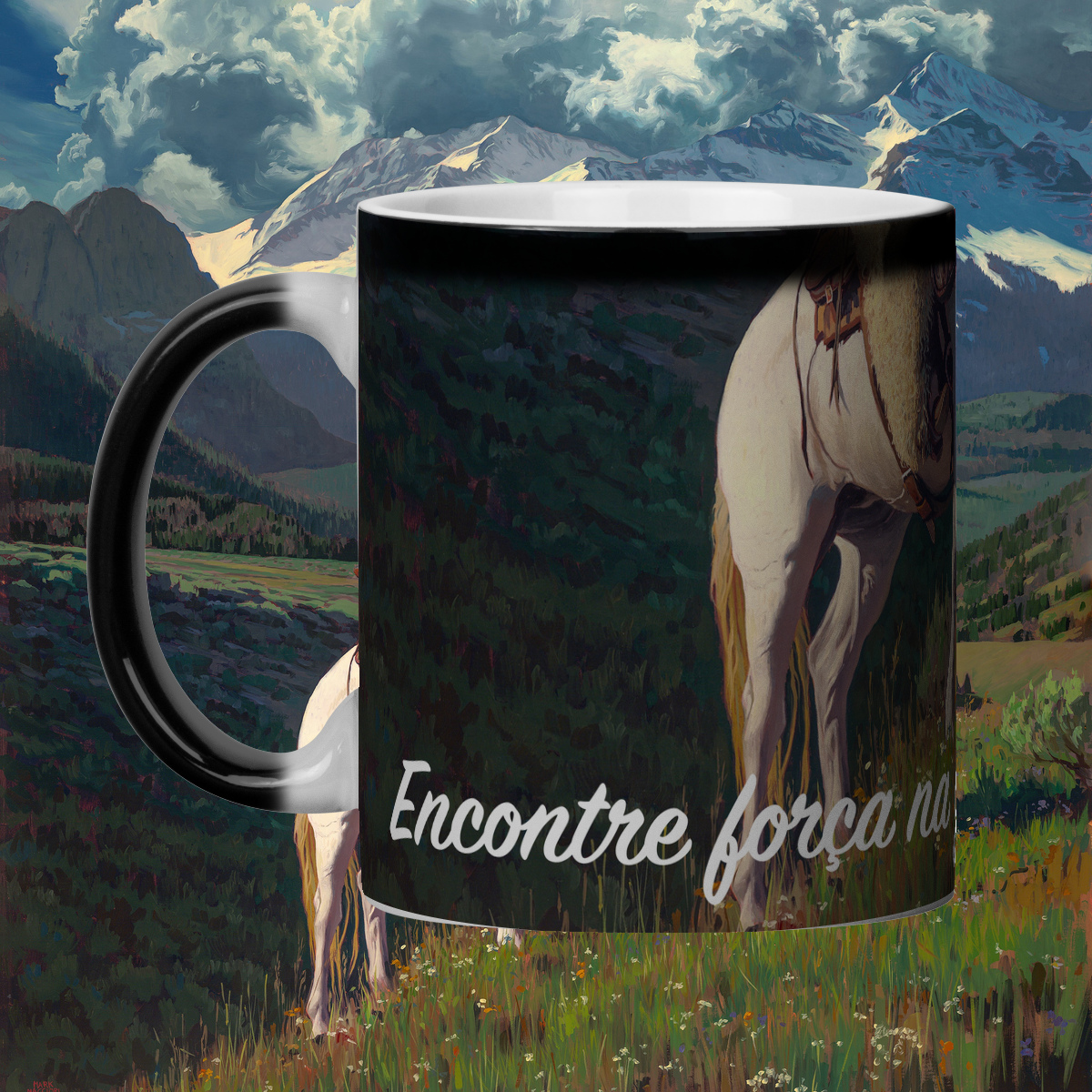 Living with Mountains - Caneca Mágica