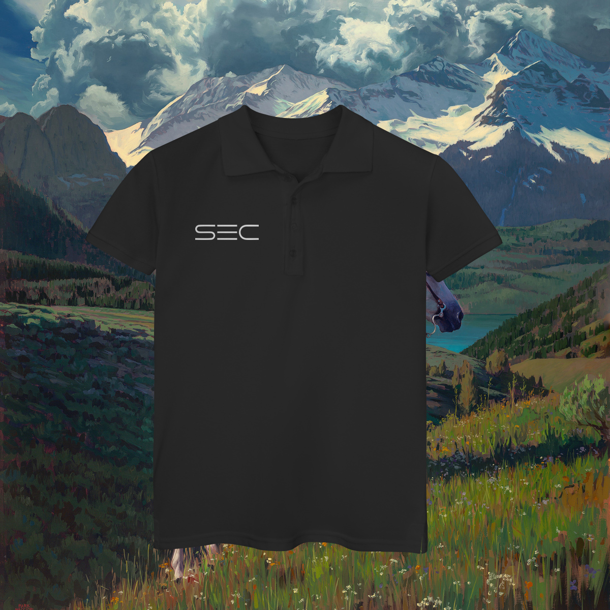 Living with Mountains - Polo Feminina