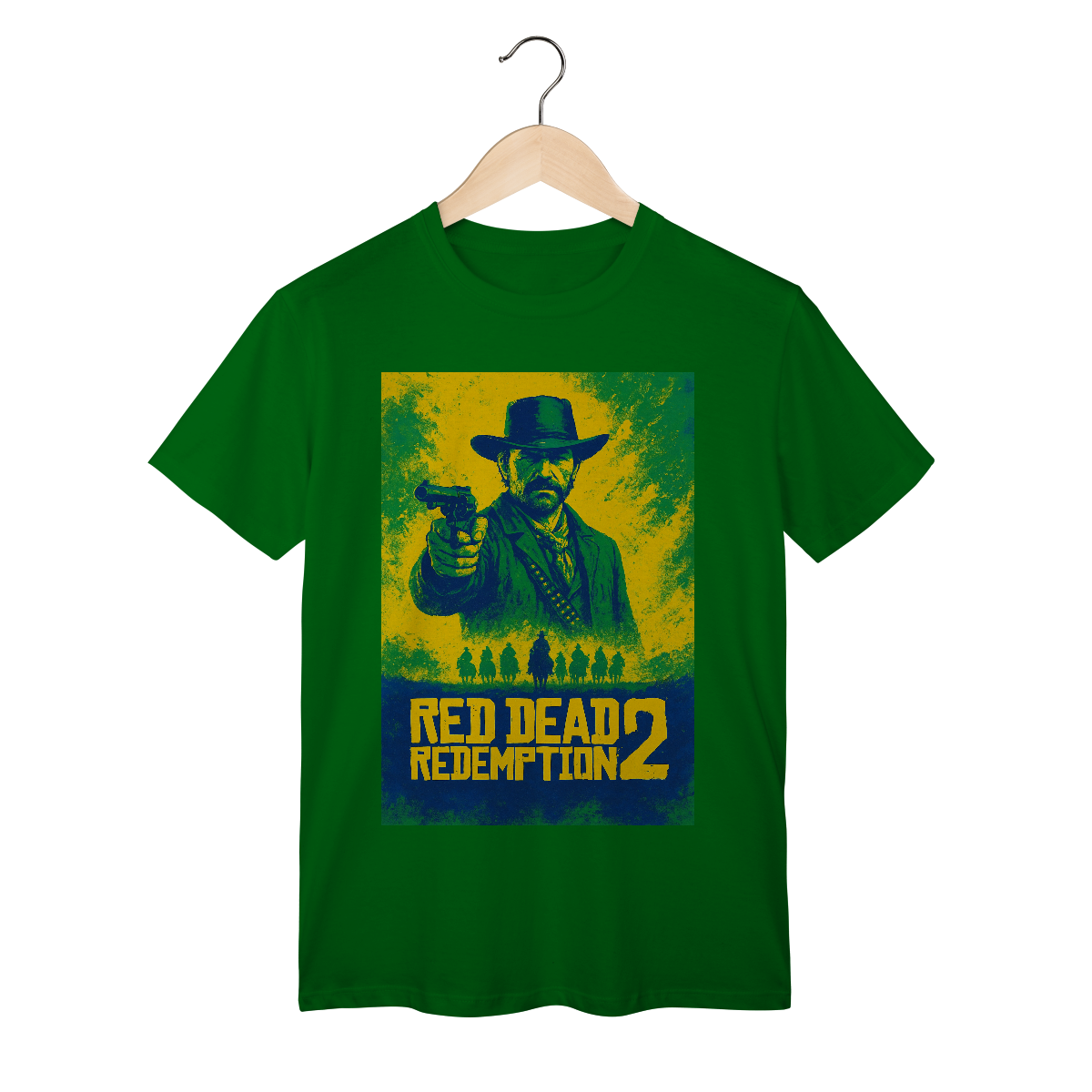 Camiseta Red Dead Redemption 2 Brasil | T-Shirt Classic | Camiseta Gamer Masculina 