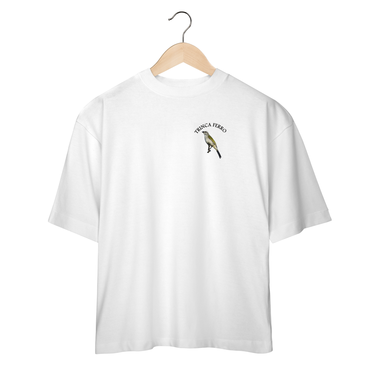 CAMISETA OVERSIZED TRINCA FERRO