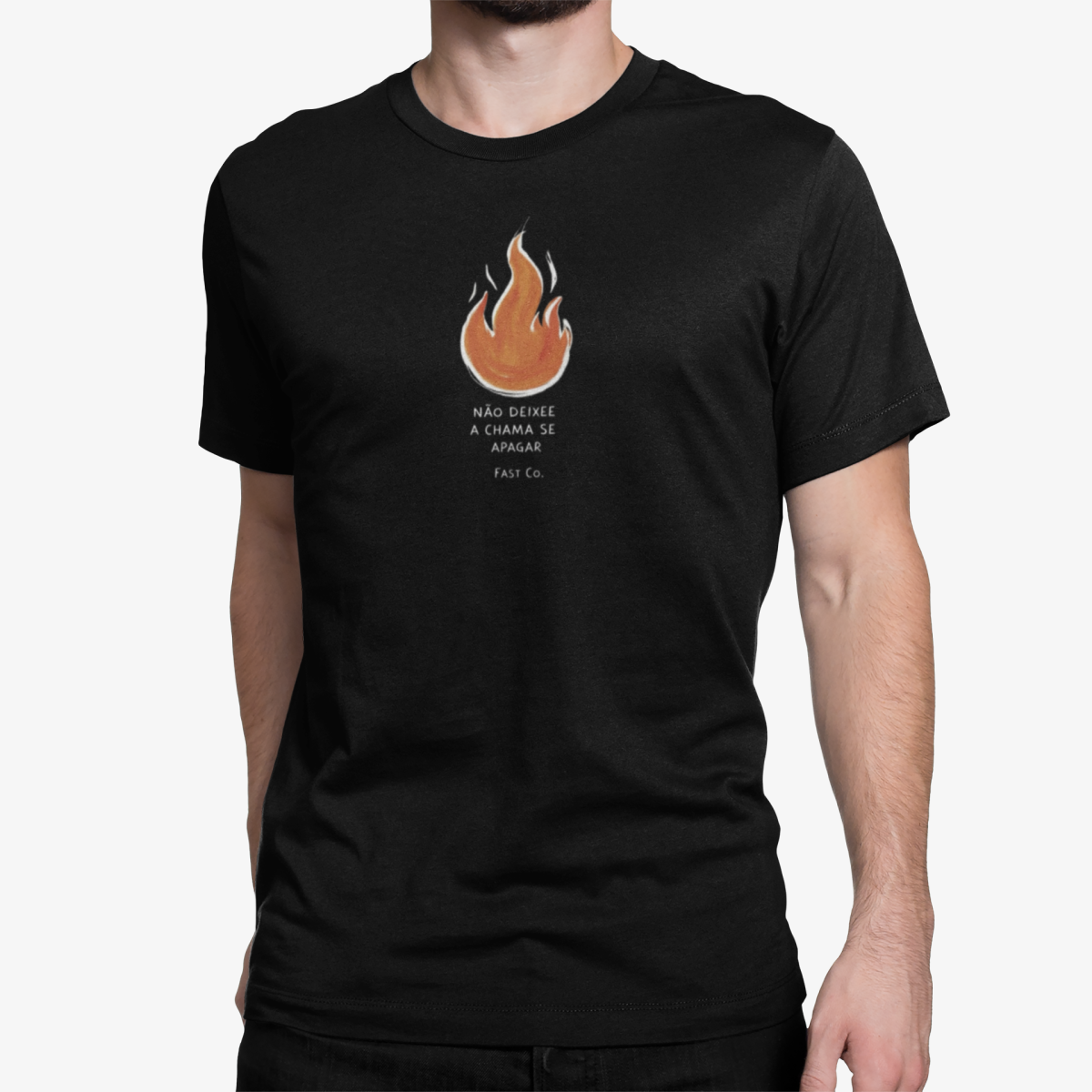 Camiseta Casual - Chama
