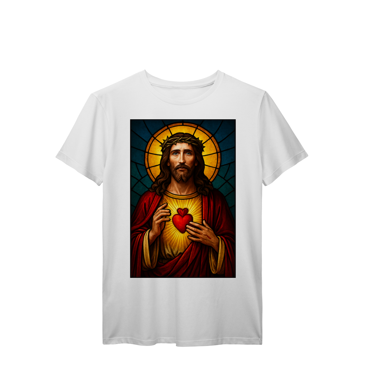 T-Shirt Prime - Cristo Vitrail V2