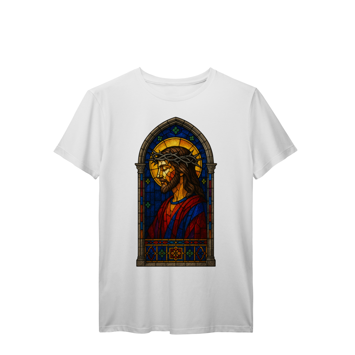 T-Shirt Prime - Cristo Vitrail V2