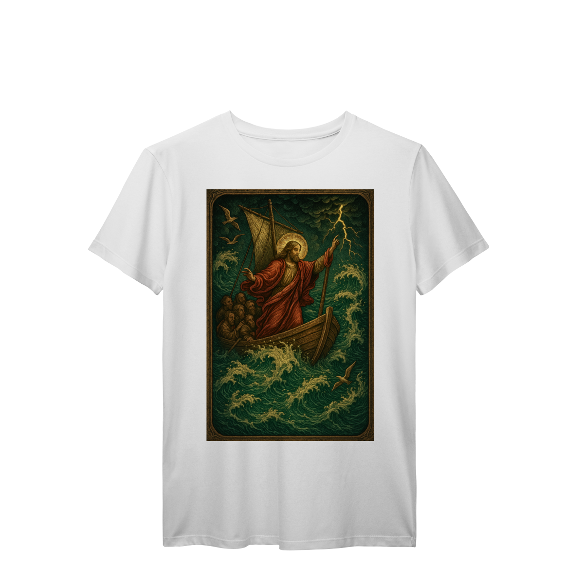 T-Shirt Prime - Cristo na tempestade