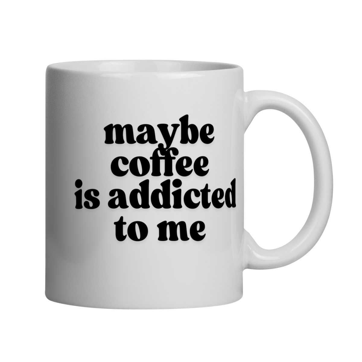 maybe coffee is addicted to me