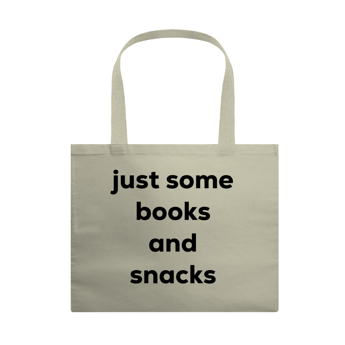 just some books and snacks