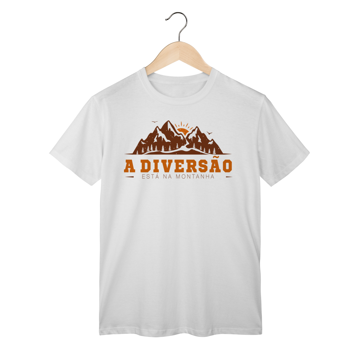 Camiseta Unisex - A Diversão Está na Montanha