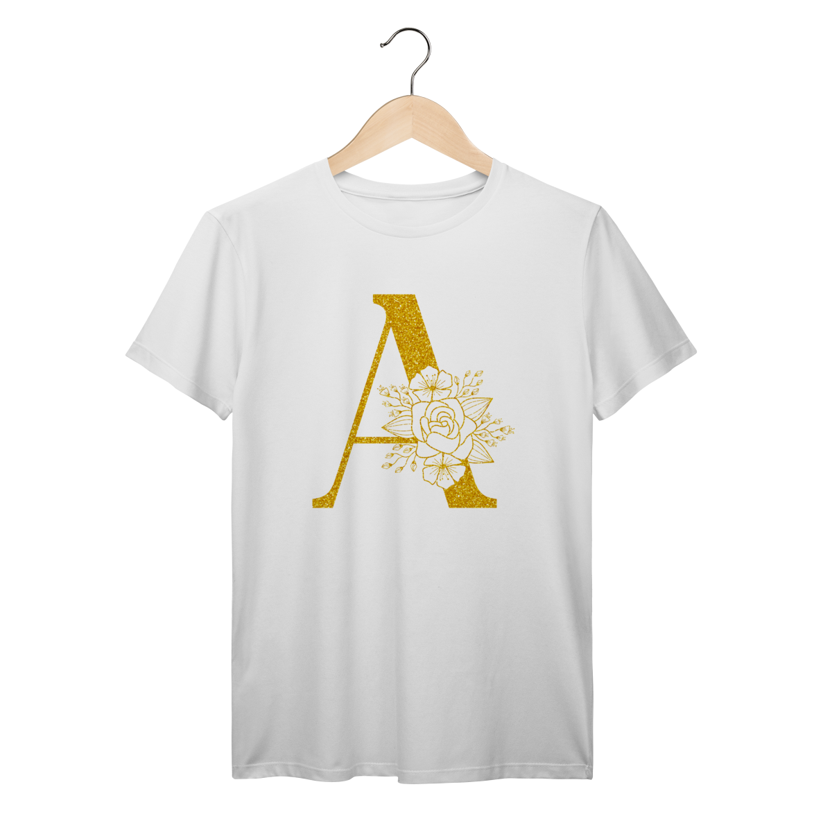 Camisa Branca - Linha Premium -  Inicial do nome A