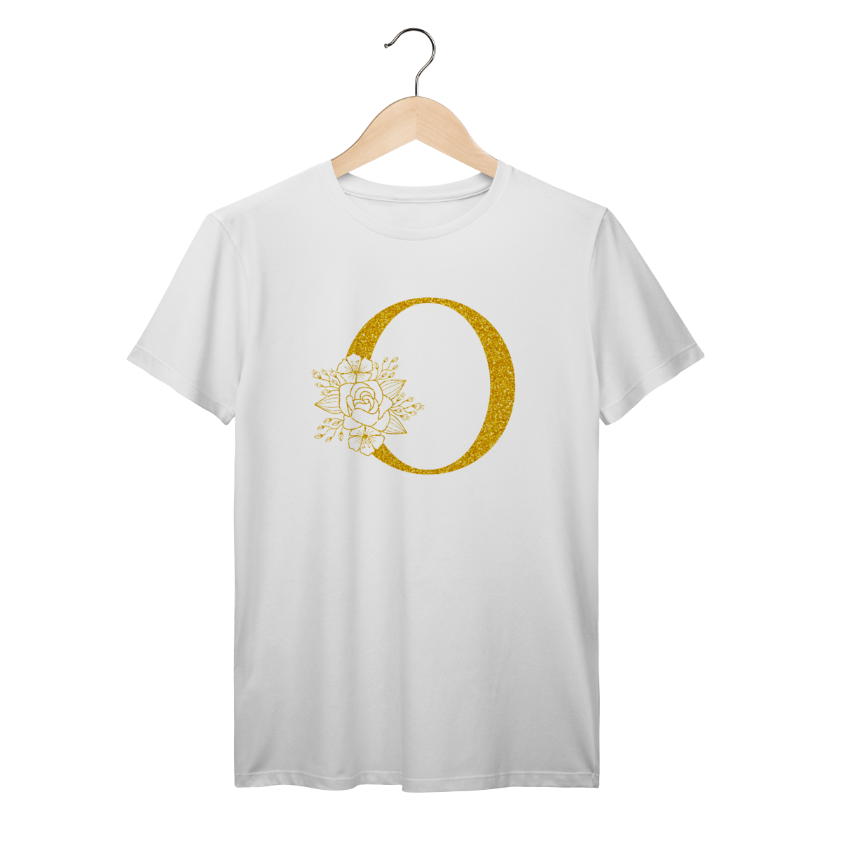 Camisa Branca - Linha Premium -  Inicial do nome O