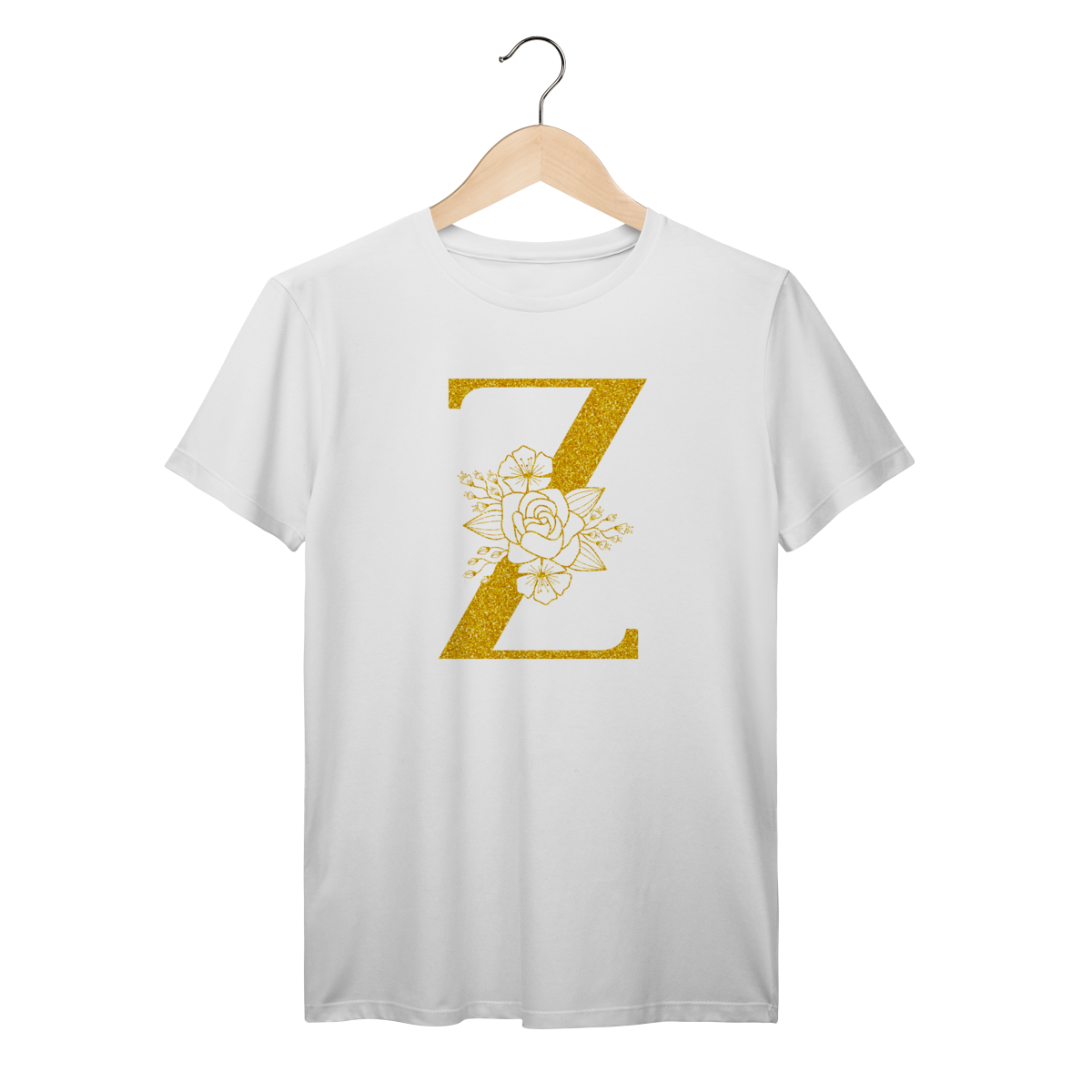 Camisa Branca - Linha Premium -  Inicial do nome Z