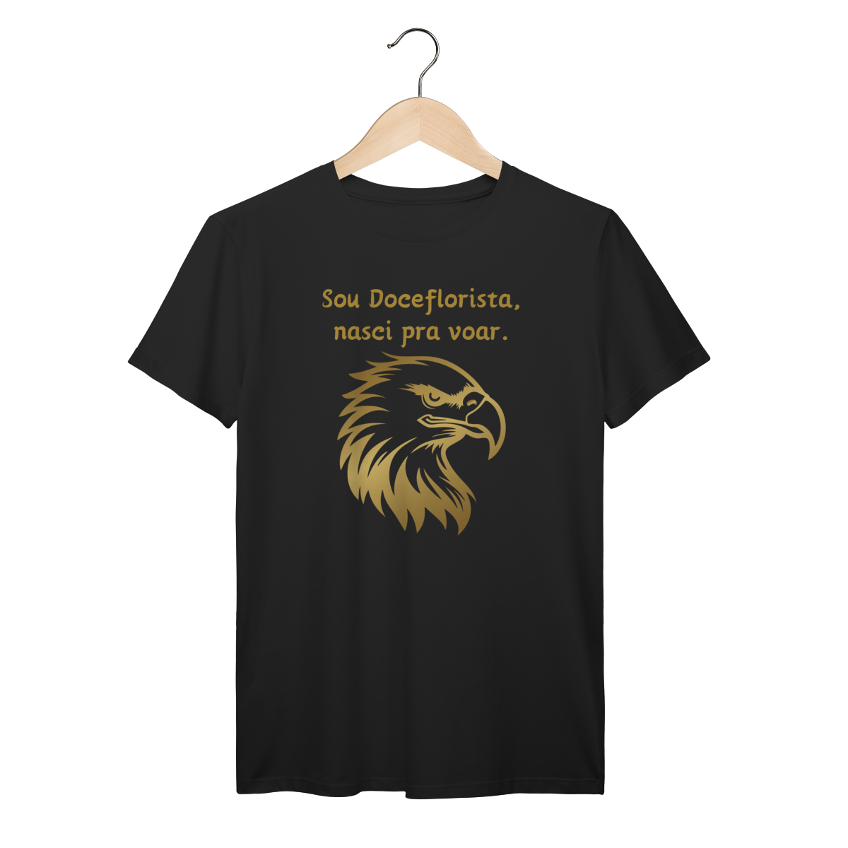 Camisa Preta - Linha Premium -  Sou Doceflorista, nasci para voar 2
