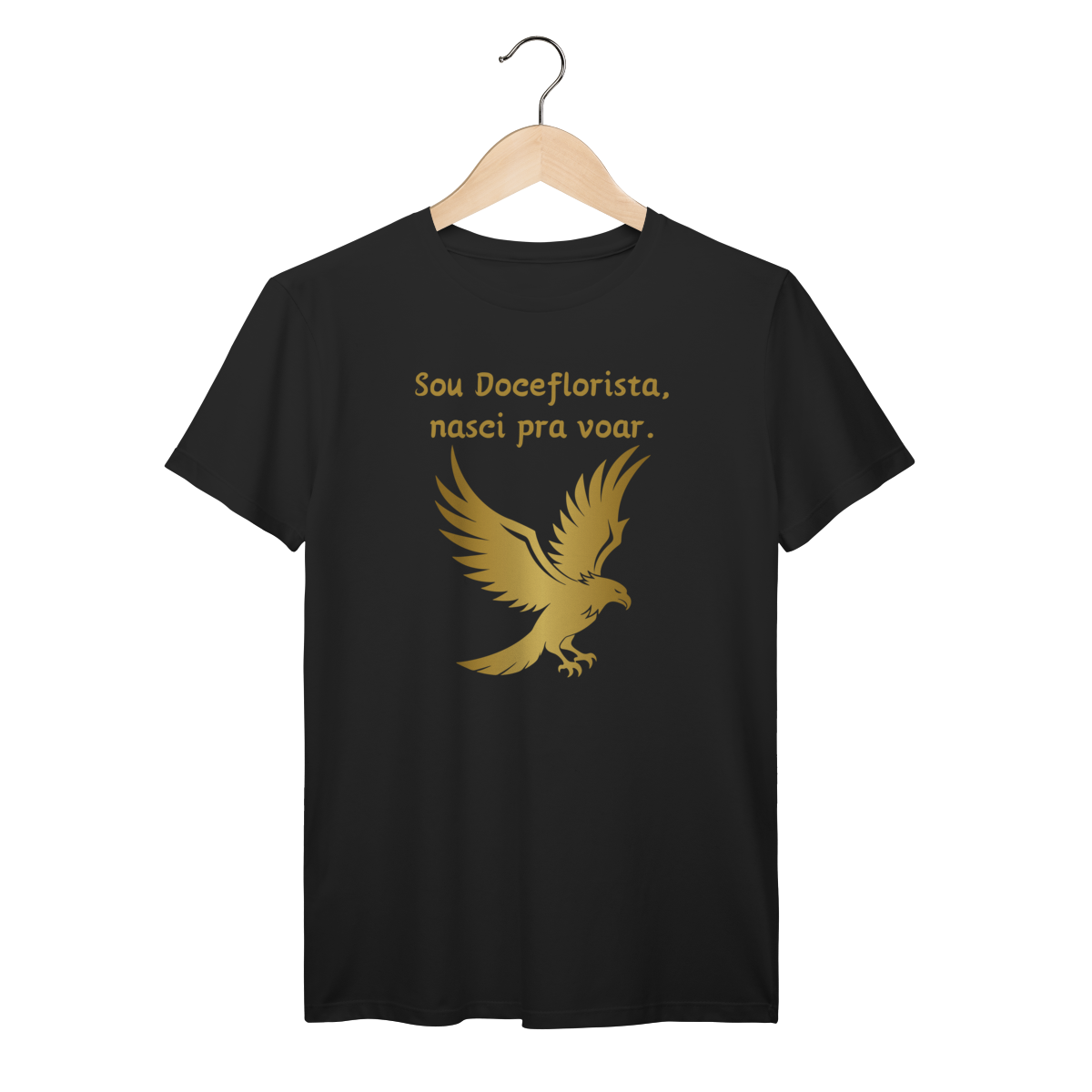 Camisa Preta - Linha Premium -  Sou Doceflorista, nasci para voar 3
