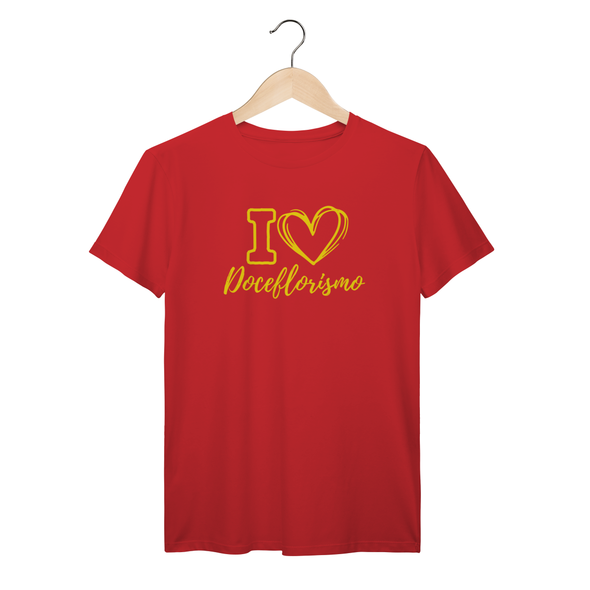 Camisa Vermelha - Linha Premium -  I love Doceflorismo