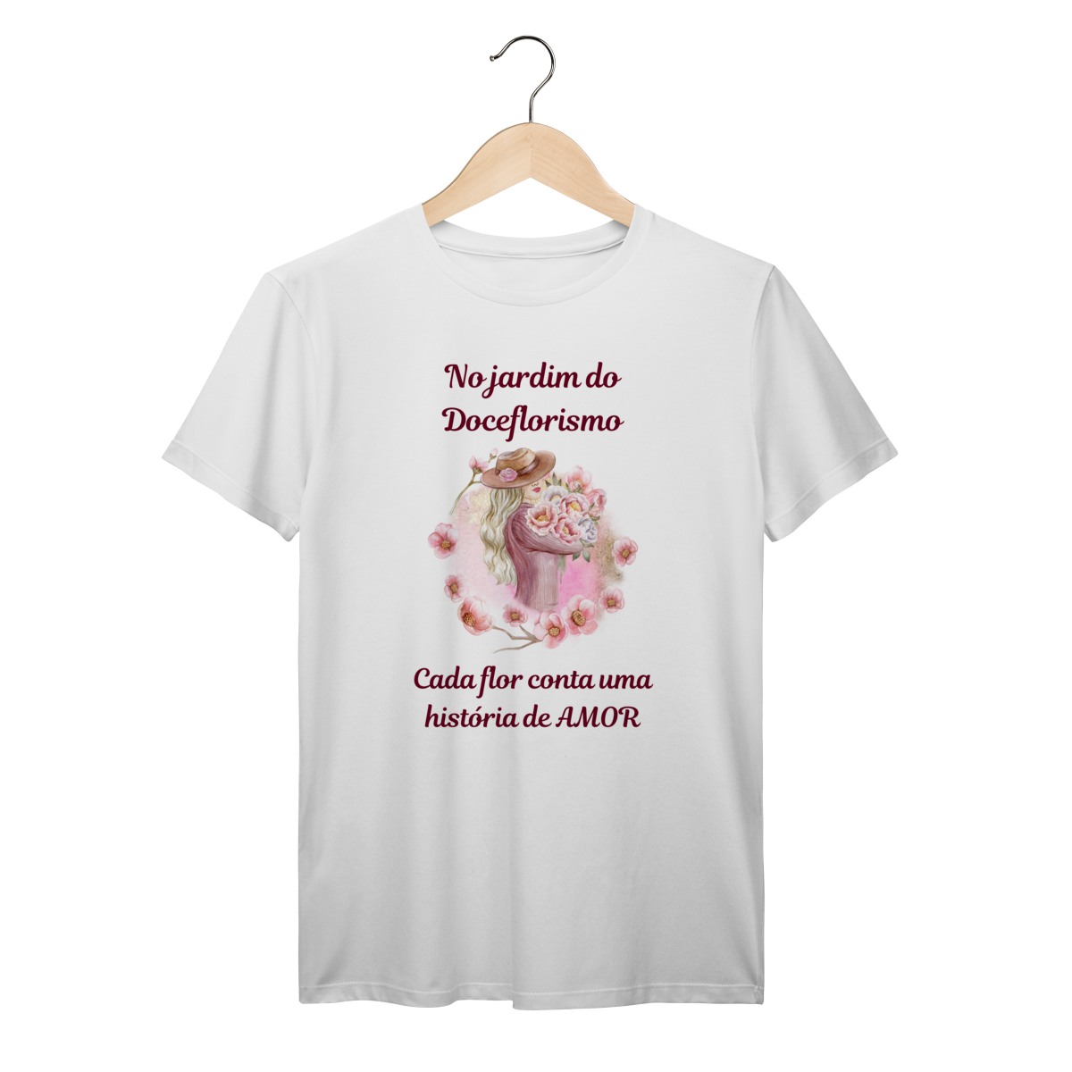 Camisa Branca - Linha Premium - Jardim do Doceflorismo