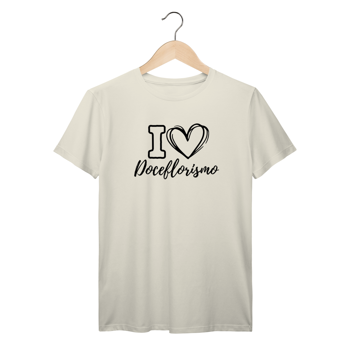 Camisa Marfim - Linha Premium - I love Doceflorismo