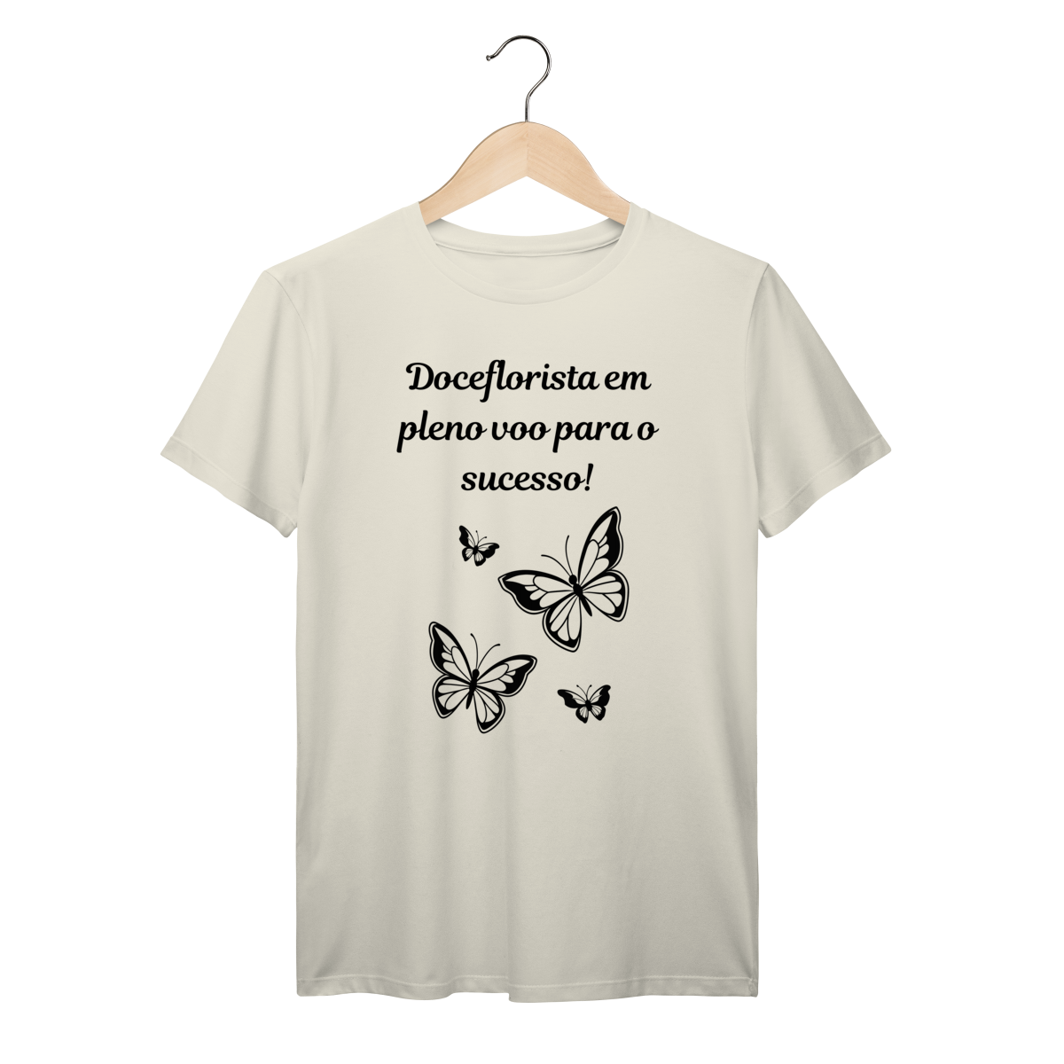 Camisa Marfim - Linha Premium - Doceflorista em pleno voo para o sucesso