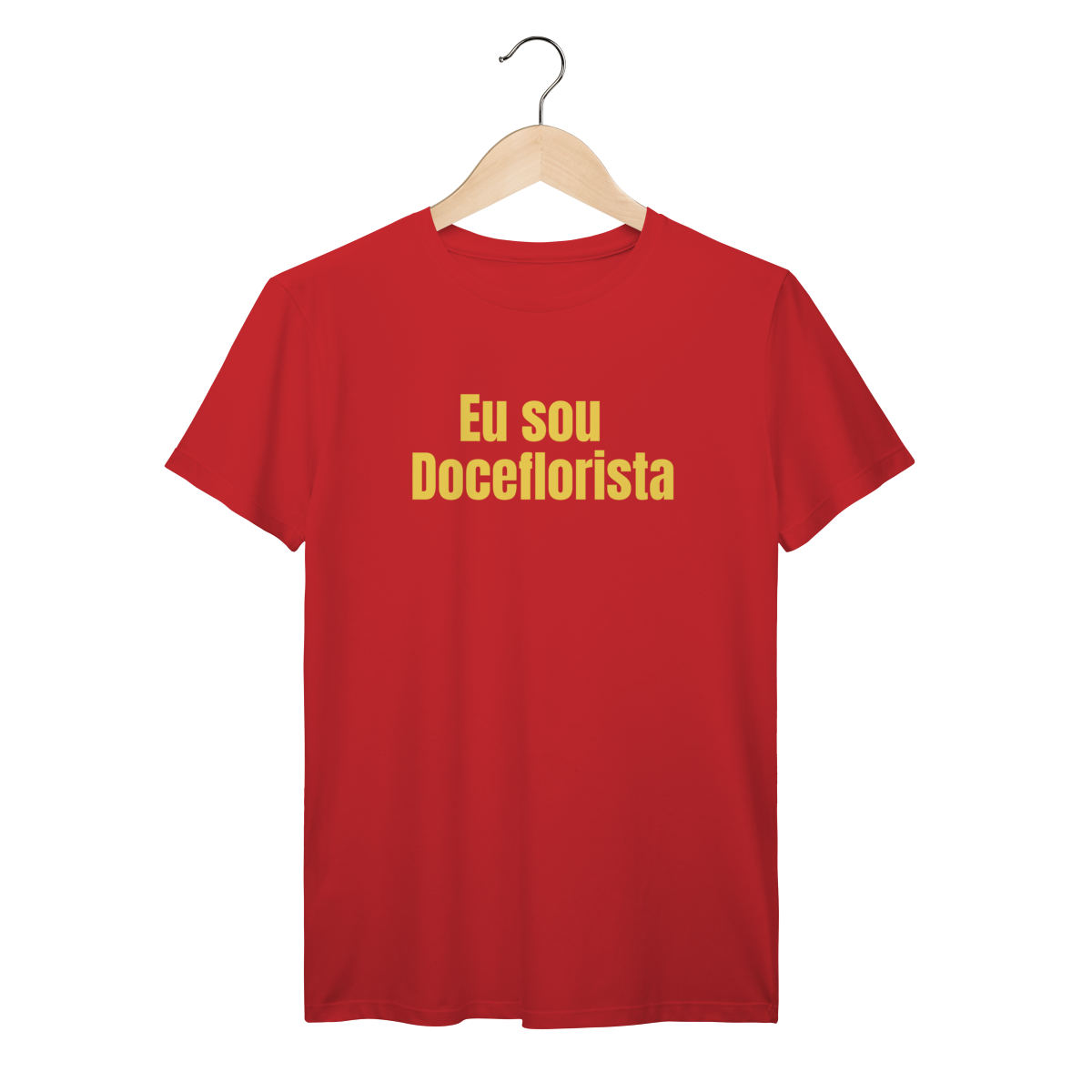 Camisa Vermelha - Linha Premium - Sou Doceflorista