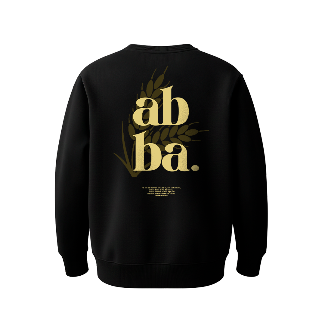 Moletom Prime Careca Preto Abba Abba.