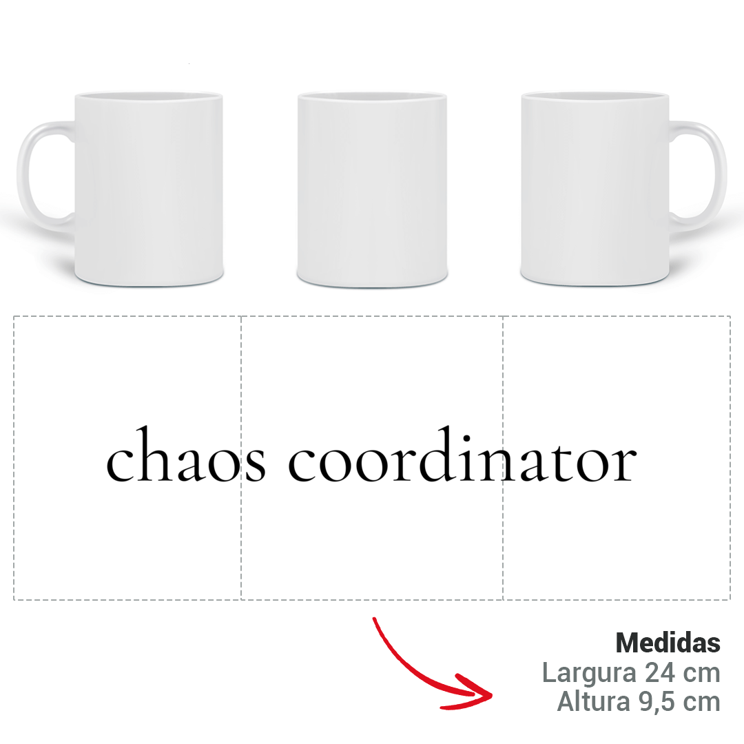 Caneca Minimalista Etymo — Chaos Coordinator (Office Essential)