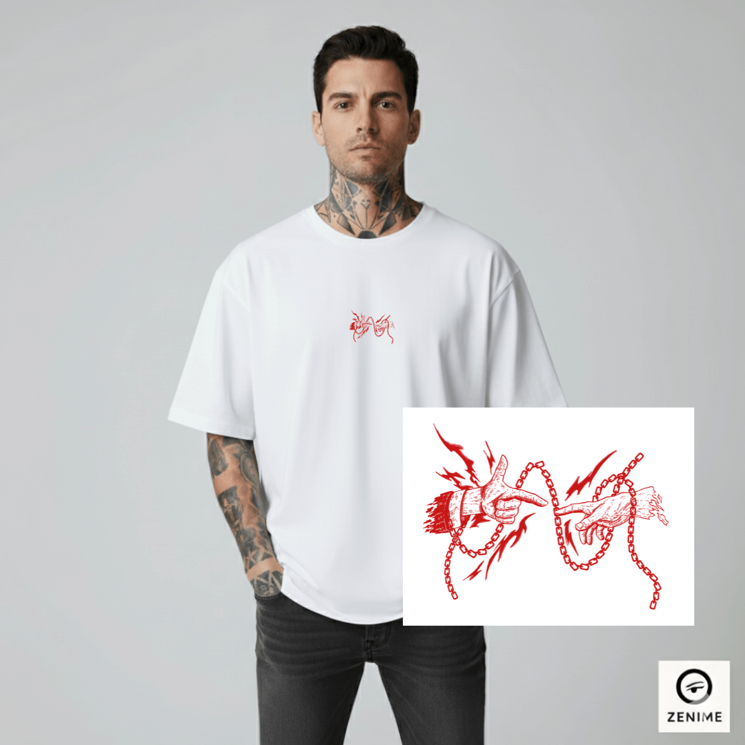 Camisa Minimalista Corrente do destino (Oversized)