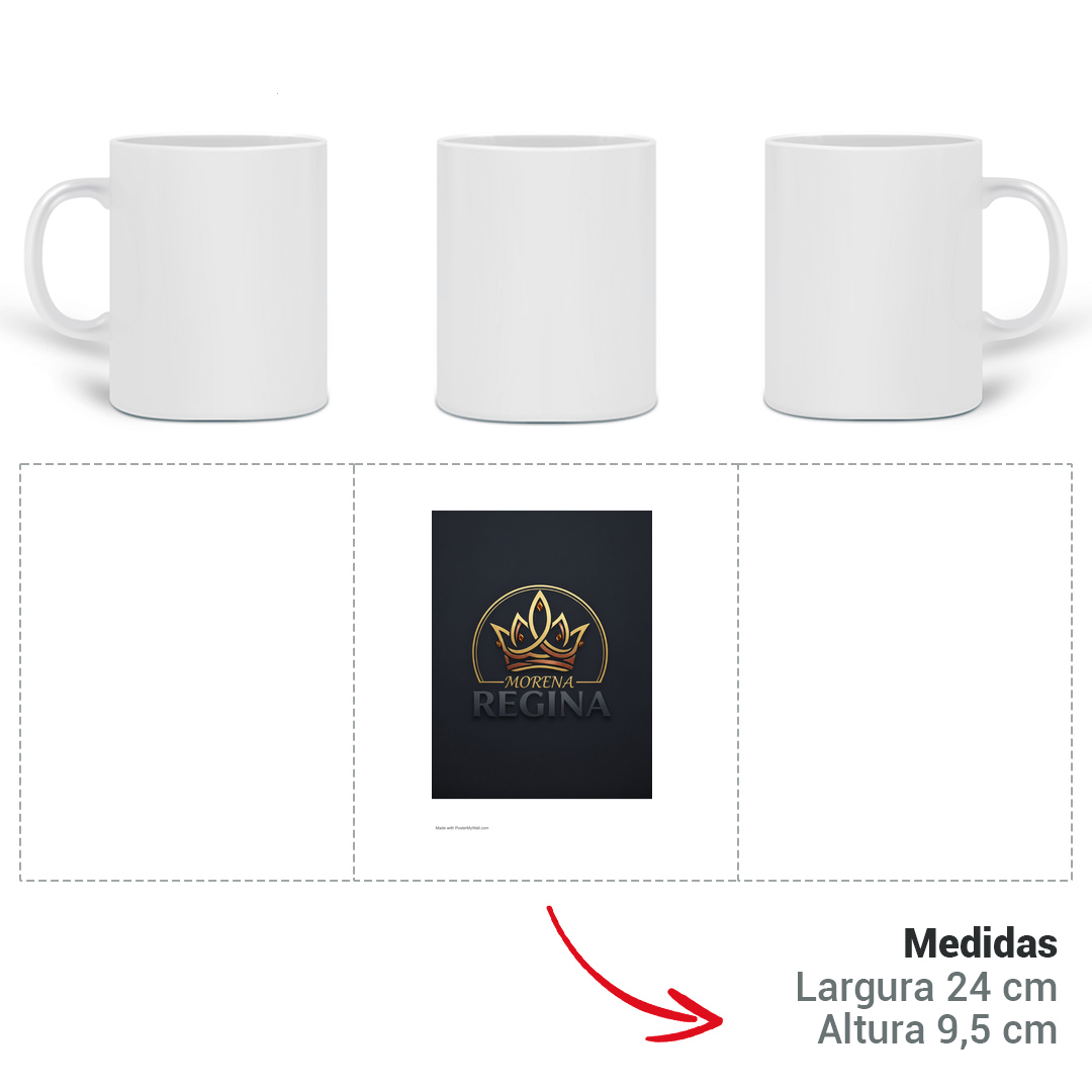 Caneca Mágica Morena Rainha
