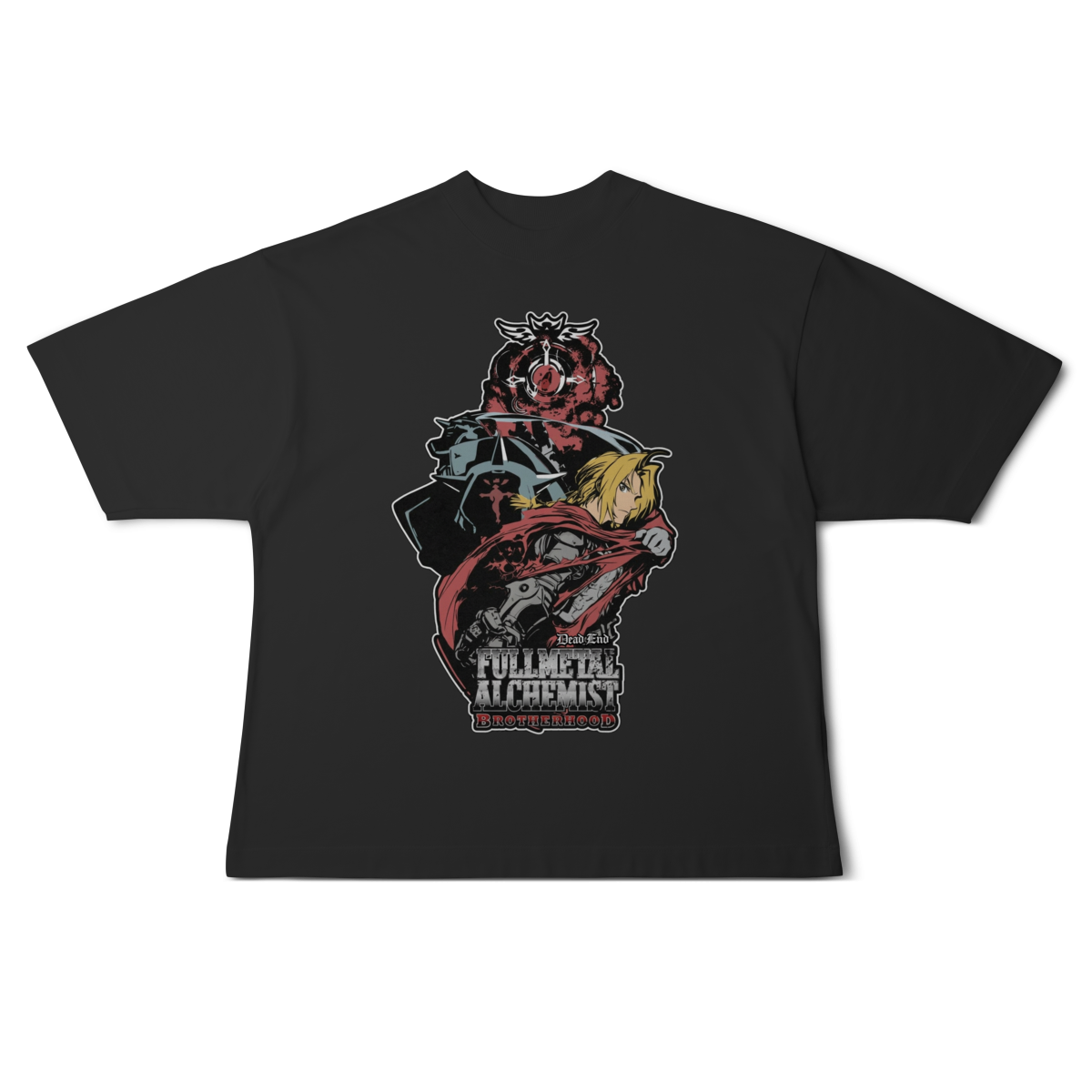 Camiseta Oversized Camiseta Fullmetal Alchemist 