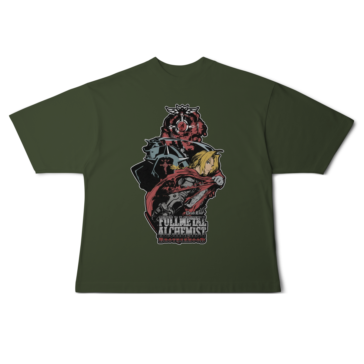Camiseta Oversized Camiseta Fullmetal Alchemist 
