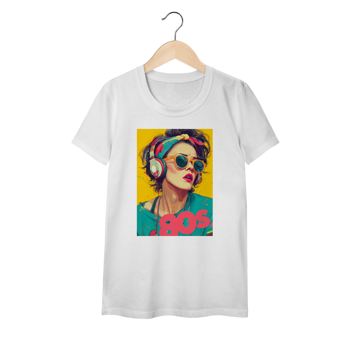 Camiseta Baby Long 80's Retrô