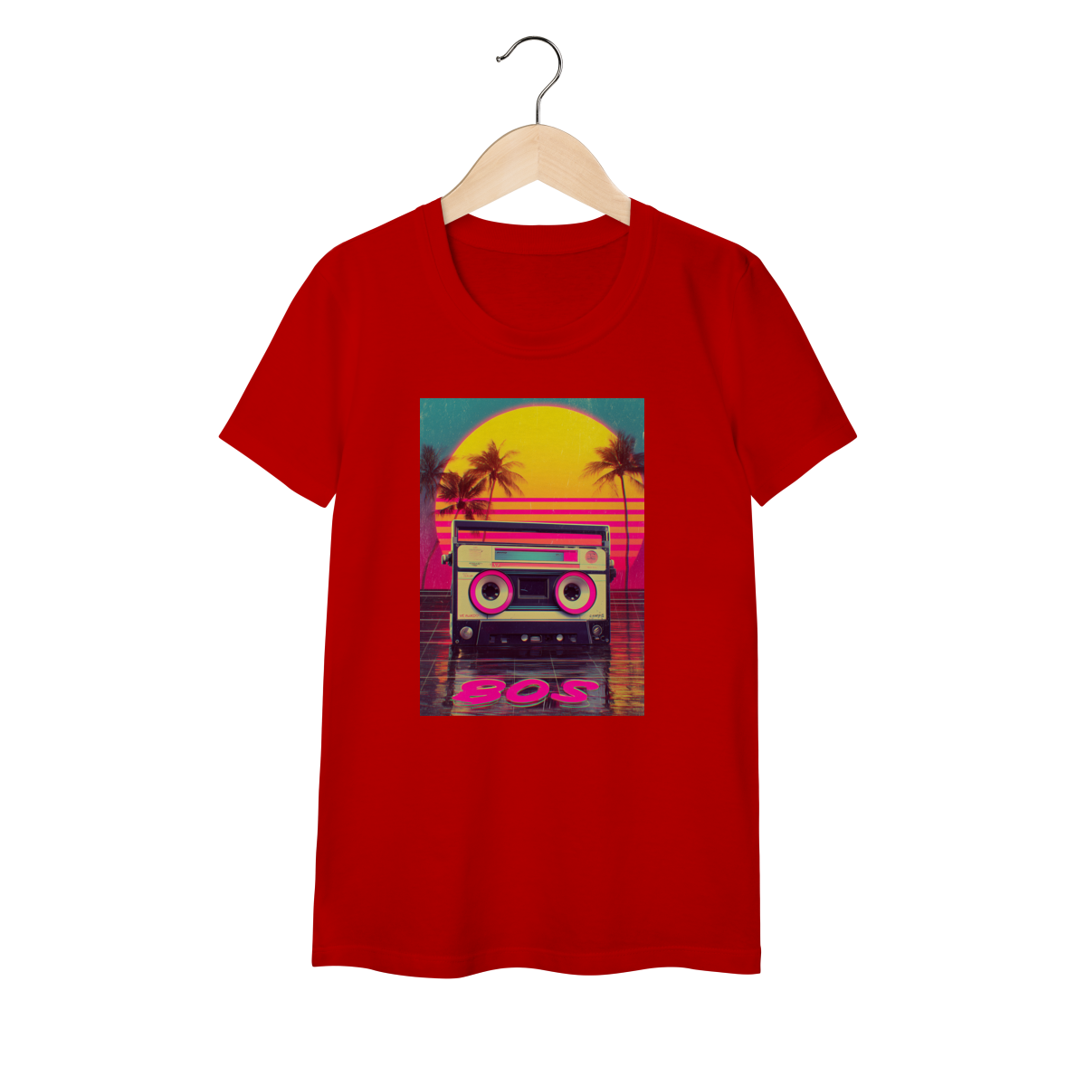 Camiseta Baby Long 80's Retrô