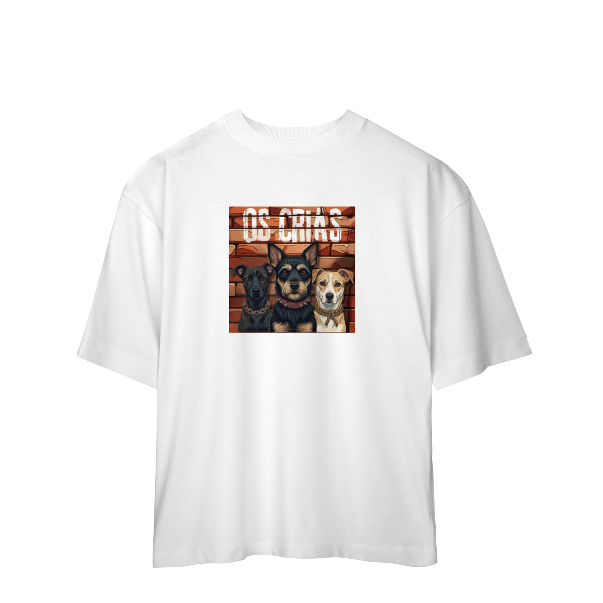 Camiseta Oversized - Os crias - TJ