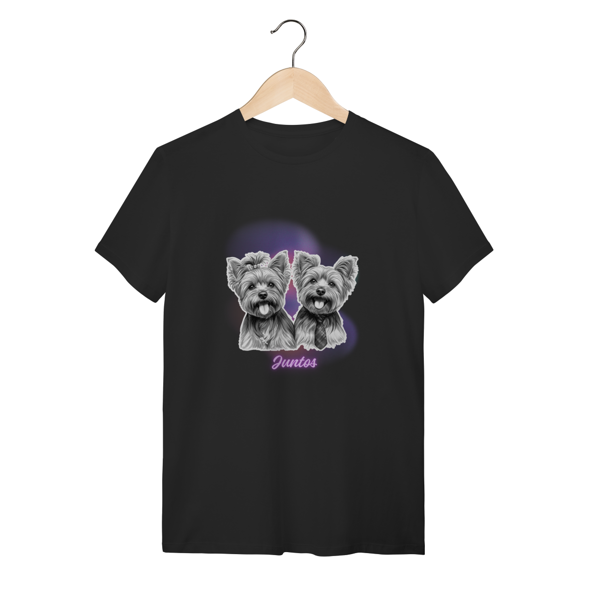 T-Shirt Quality - Casal Yorkshire- Juntos