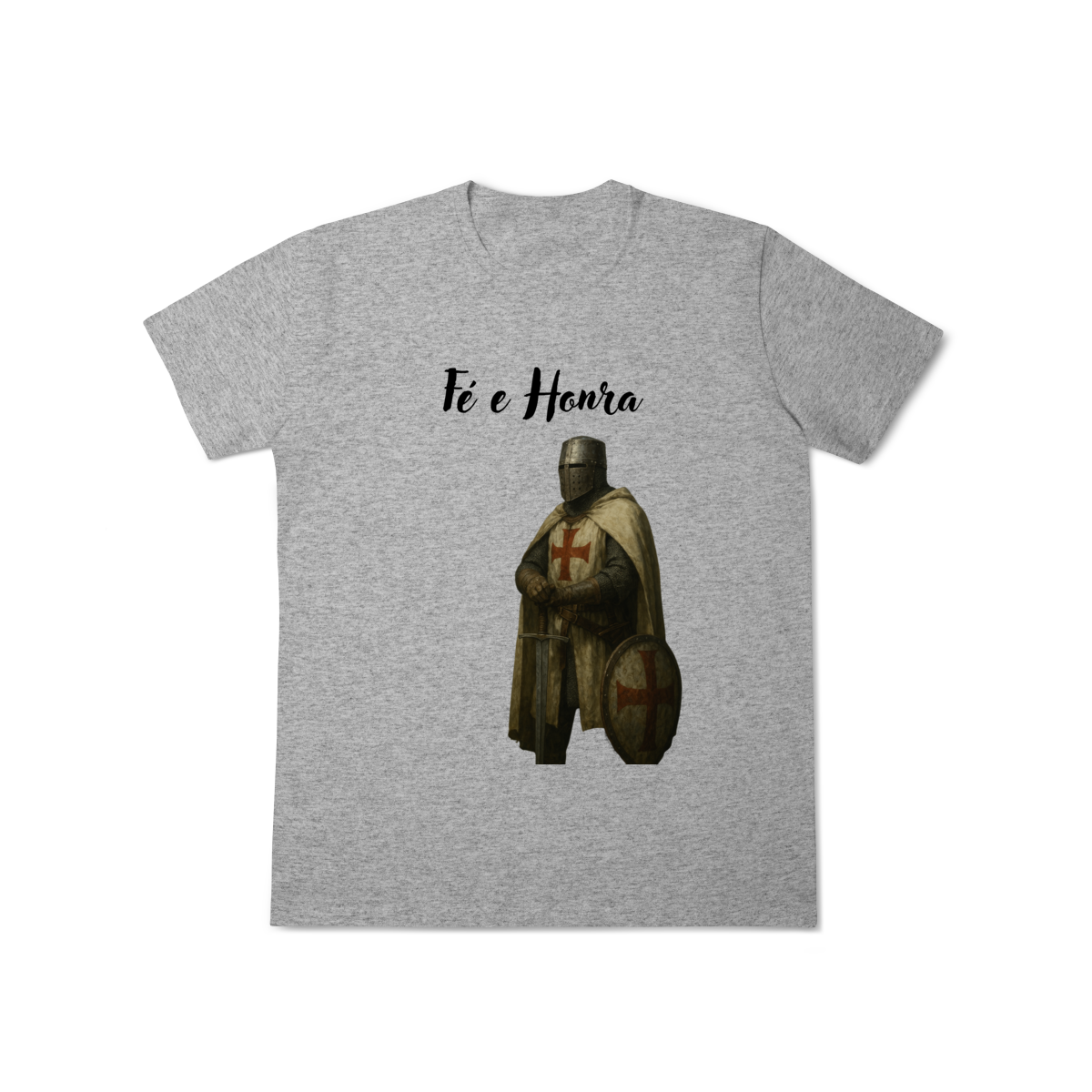 T-Shirt Classic:  Fé e Honra