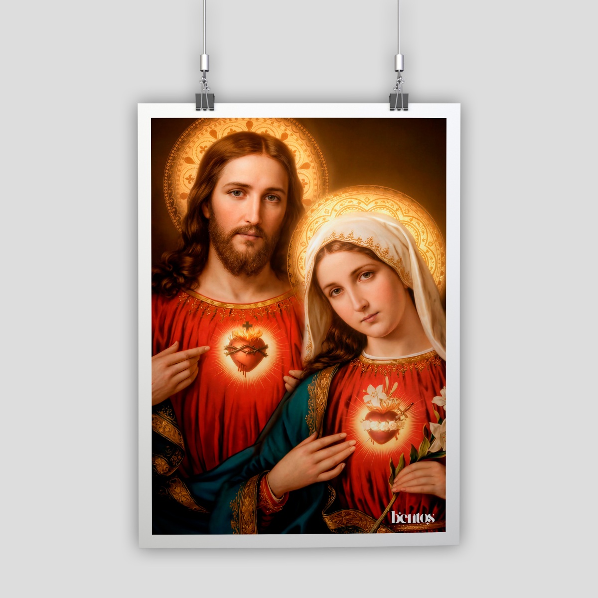 Pôster Jesus e Maria