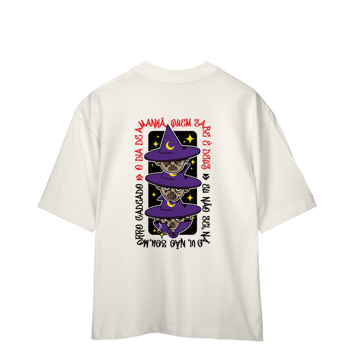 Camiseta Oversized Mizaru, Kikazaru e Iwazaru (Desperta®)