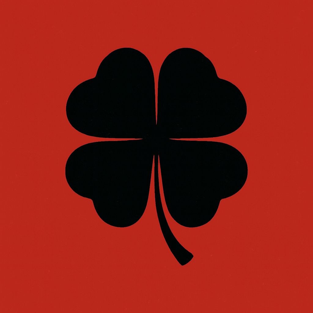 Black clover Boné vermelho