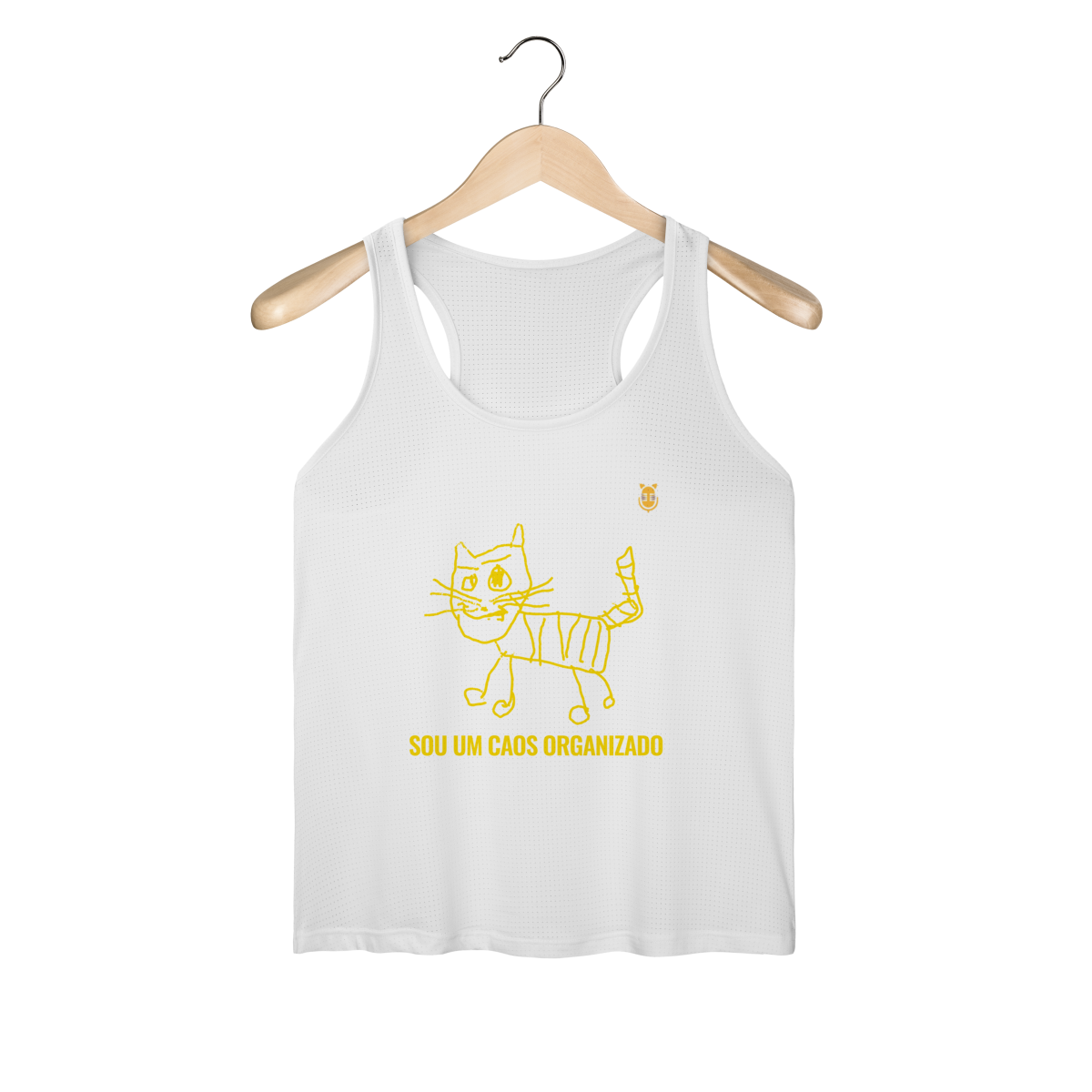 Nome do produto: Regata Fem Caos Organizado