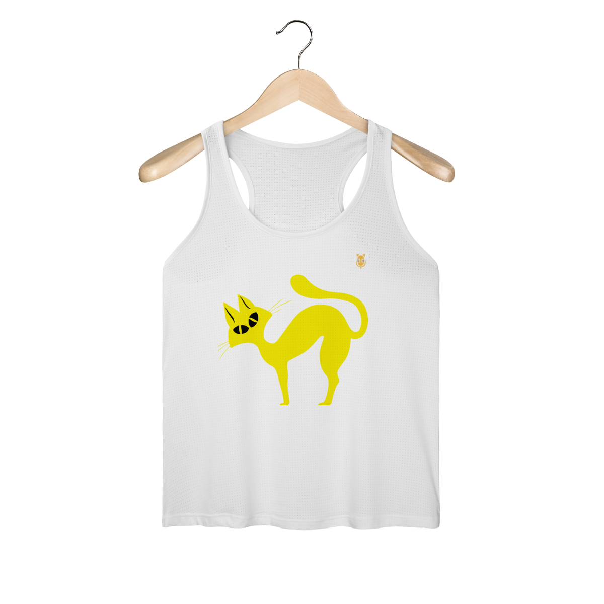 Regata Fem Gato Curioso