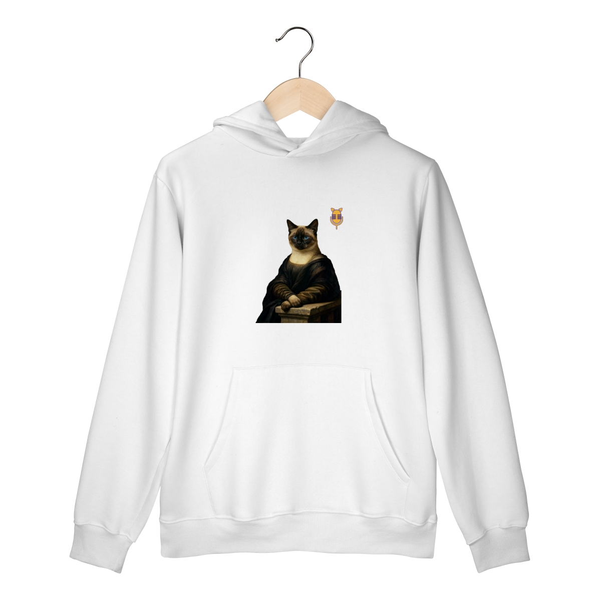 Moletom com Bolso - Gata Lisa