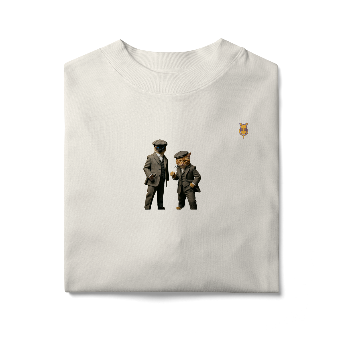 Camiseta Oversized - Ordem dos Peaky Gatos