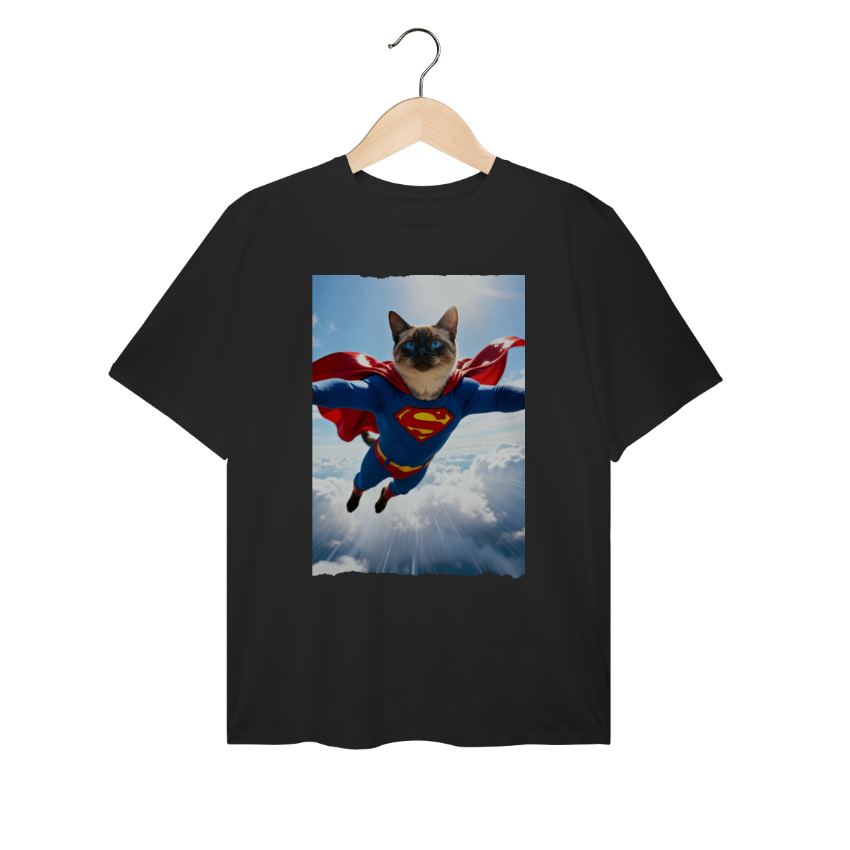 Camiseta Plus Size - Super Cat
