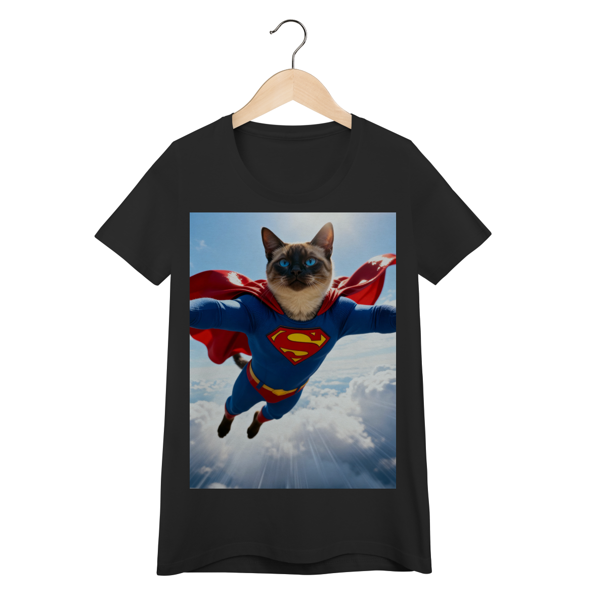 Nome do produto: Baby Look - Super Cat