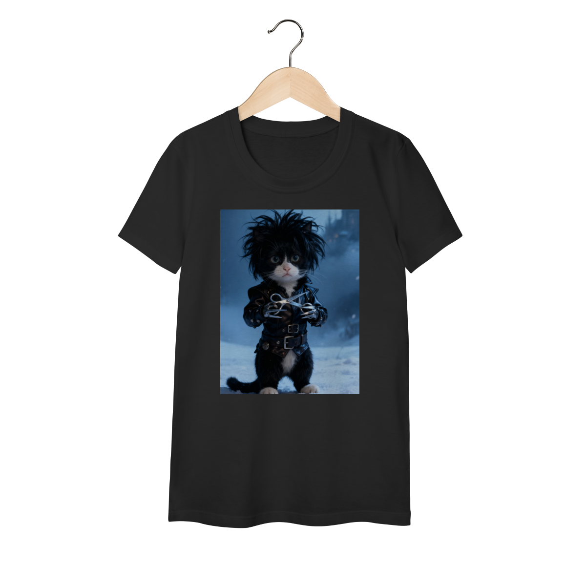 Nome do produto: Baby Look - Frajola Mãos de Tesoura