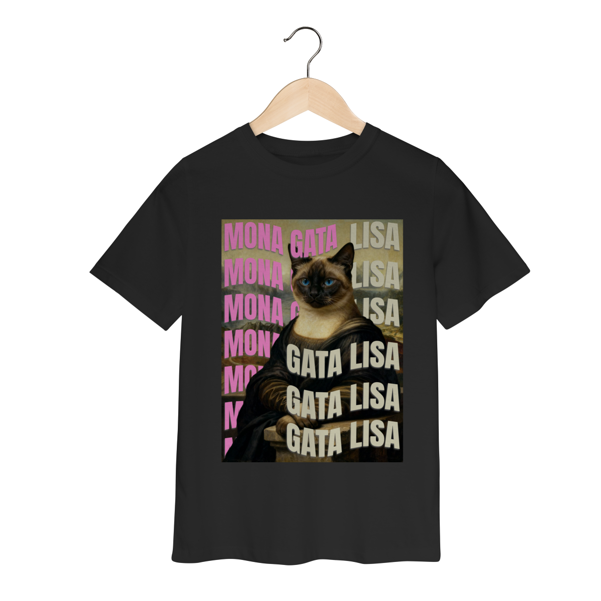 Camiseta Infantil - Gata Lisa