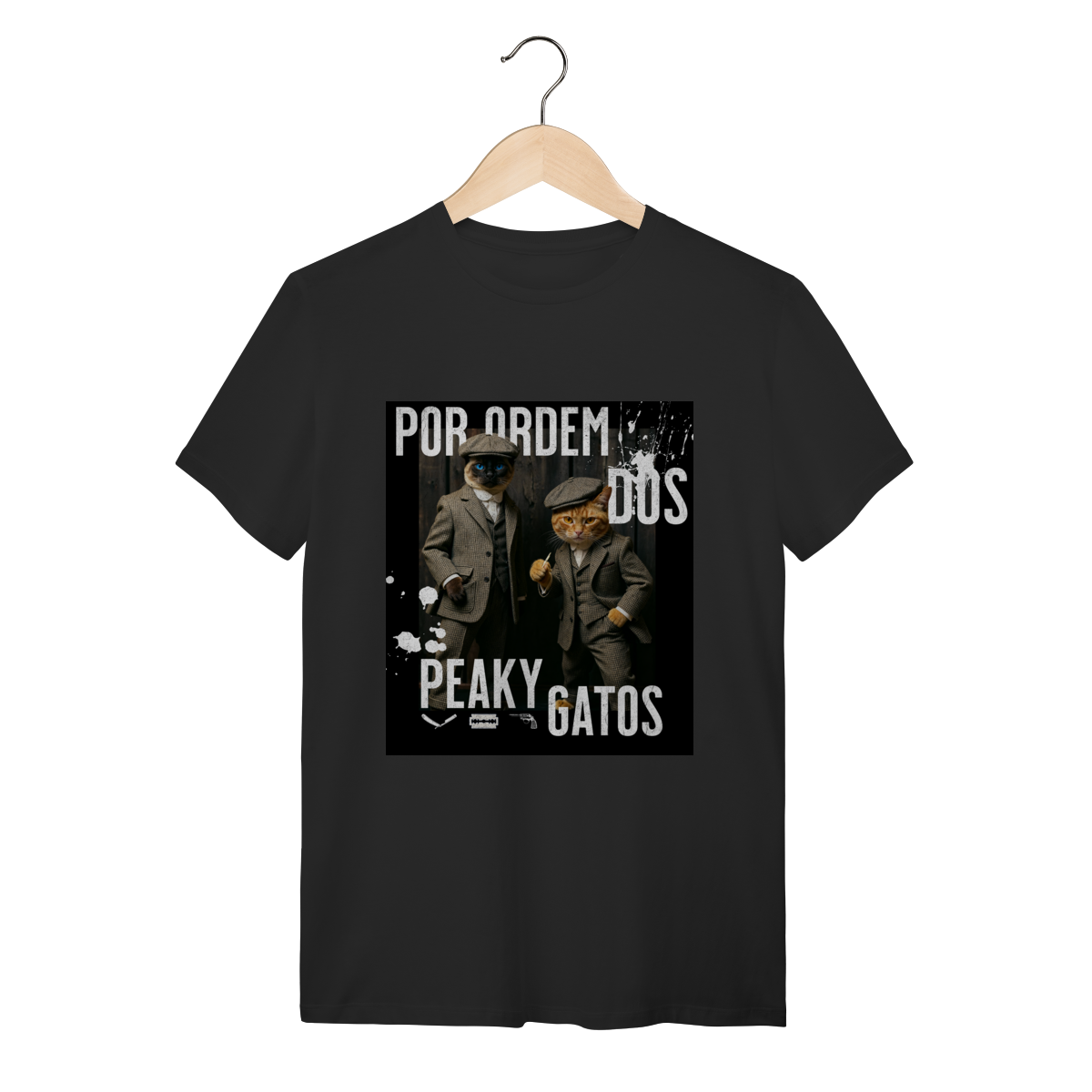 Camiseta Clássica - Ordem dos Peaky Gatos