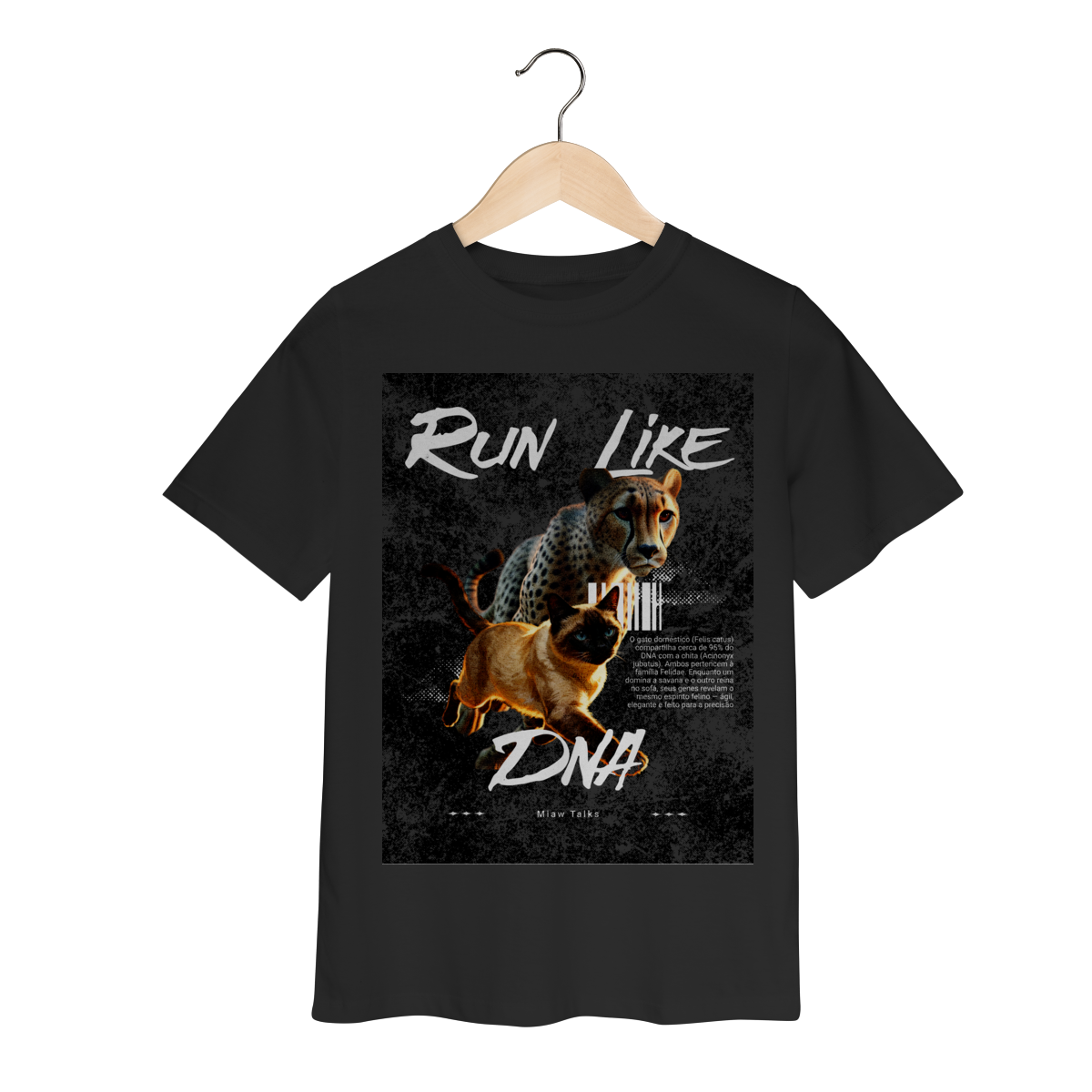 Camiseta Infantil - Run Like DNA