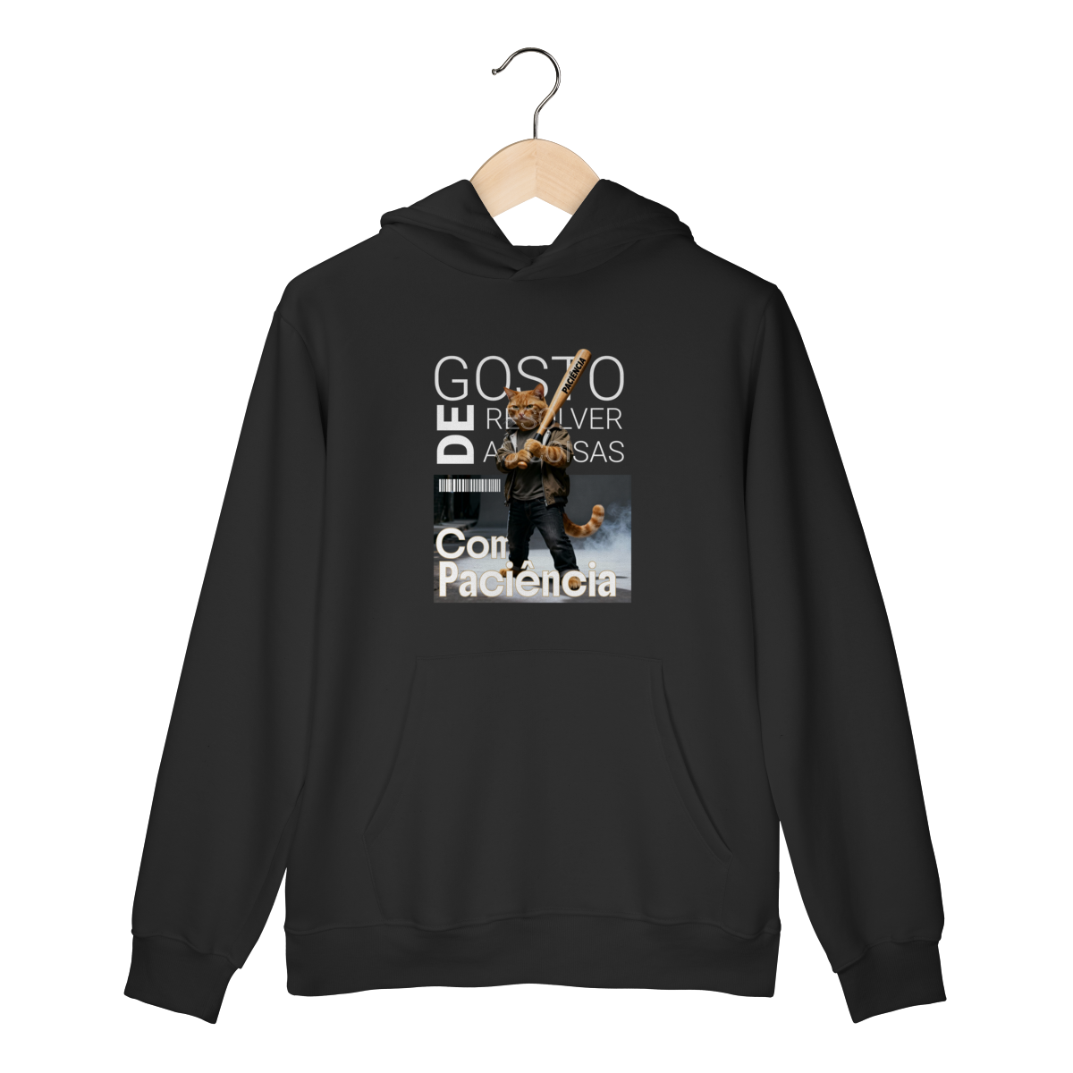 Moletom com Bolso - Amarelinho Paciente