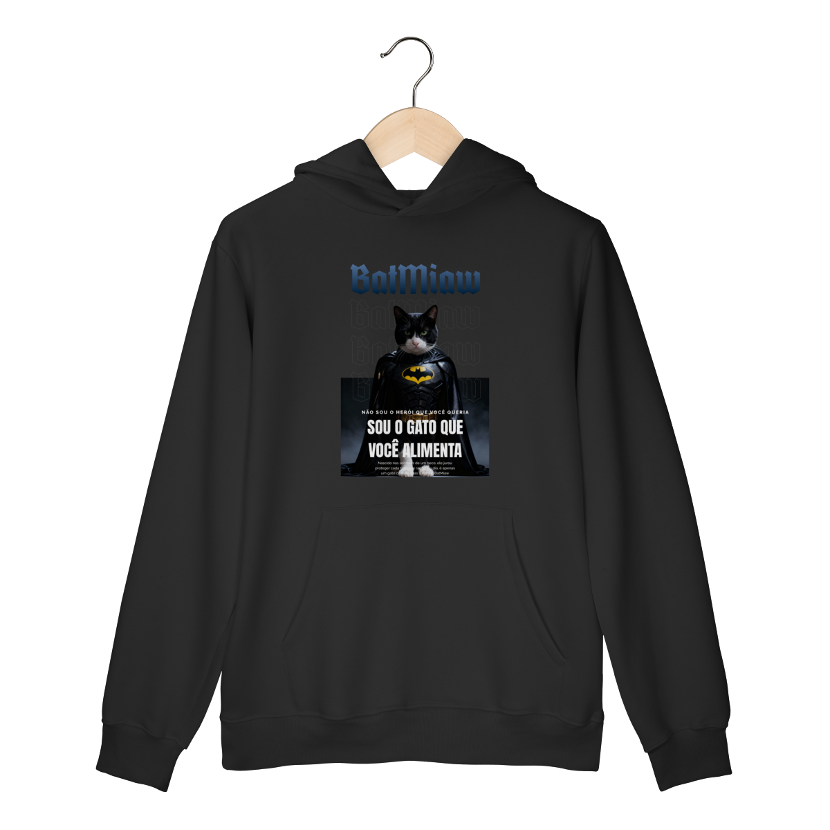 Moletom com Bolso - Batmiaw